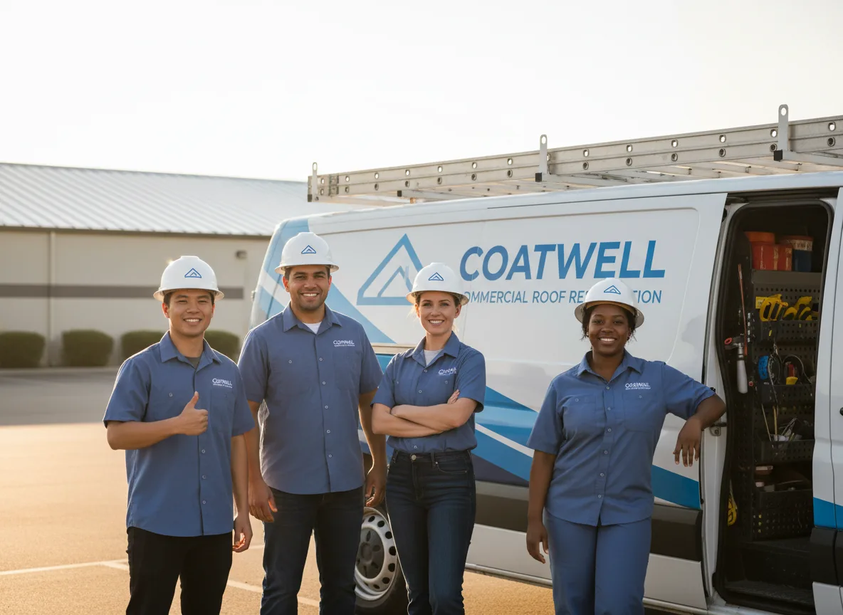 Commercial roof coating company in Elba, NY